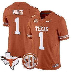 Mens Youths Select Size For Ryan Wingo Orange Stitched Jersey Vapor